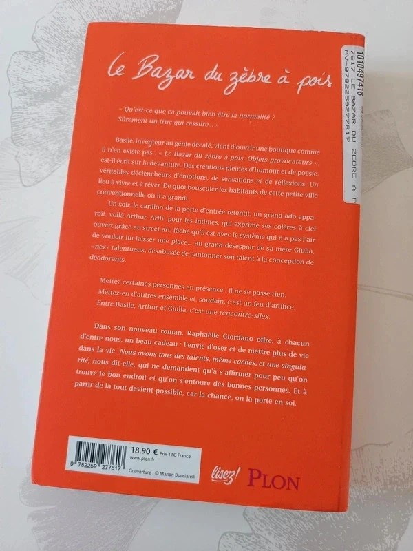 Raphaëlle Giordano's book 'The Zebra's Polka Dot Bazaar' in paperback – photo 2